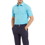 FOOTJOY PIQUE SOLID RIVIERA BLUE MEN'S POLO