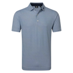 FOOTJOY SCALLOP GEO PIQUE POLO - NAVY