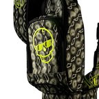 SWAG FAUX SNAKESKIN SKULLS STAND BAG