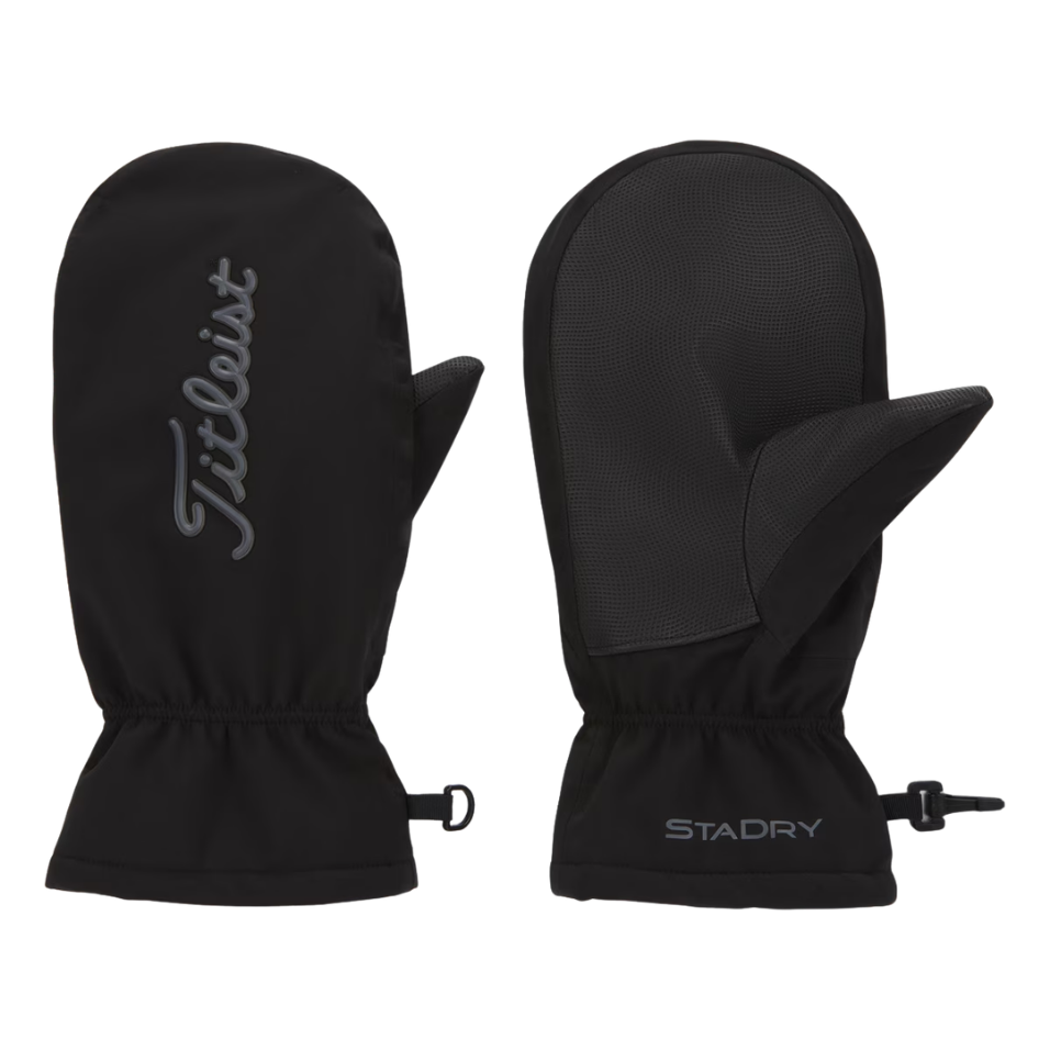 TITLEIST STADRY CART MITTS - BLACK/CHARCOAL