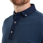 FOOTJOY STAR GEO JACQUARD POLO - NAVY
