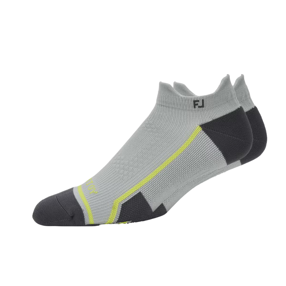 FOOTJOY TECH D.R.Y ROLL TAB SOCKS - GREY