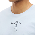 HUGO BOSS TS GOC BIRDIE SHIRT - LIGHT BLUE