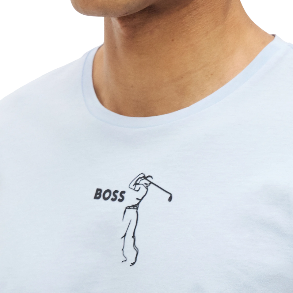 HUGO BOSS TS GOC BIRDIE SHIRT - LIGHT BLUE