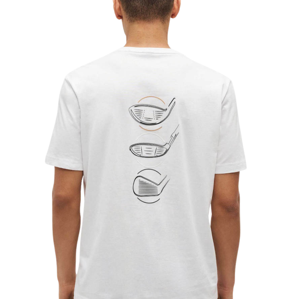 HUGO BOSS TS GOC BIRDIE SHIRT -WHITE
