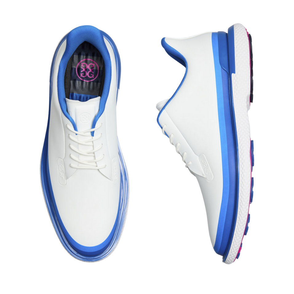 G/FORE GALLIVAN2R TUXEDO STRIPE SPIKED GOLF SHOE