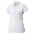 PUMA WOMEN'S GAMER POLO - BRIGHT WHITE