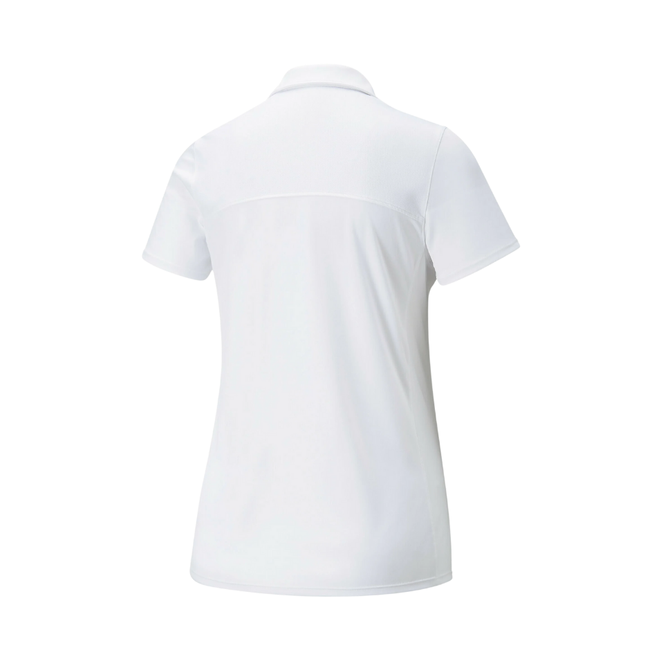 PUMA WOMEN'S GAMER POLO - BRIGHT WHITE