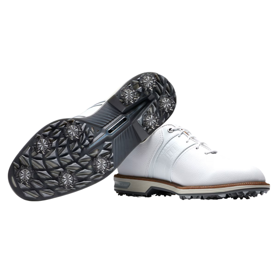 FOOTJOY PREMIERE PACKARD SPIKED GOLF SHOE - WHITE