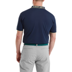 FOOTJOY WORDMARK PIQUE POLO - NAVY